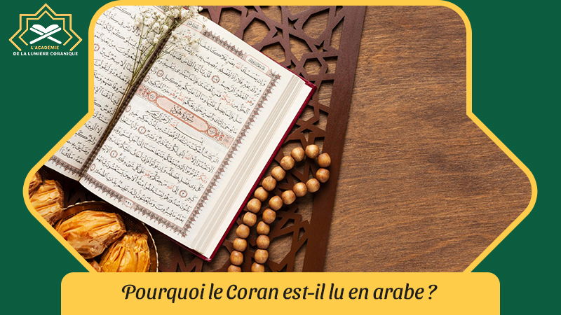 Le Coran est ecrit en arabe