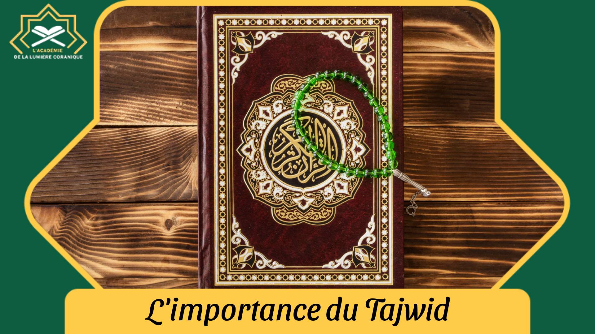Coran Tajwid Arabe Francais