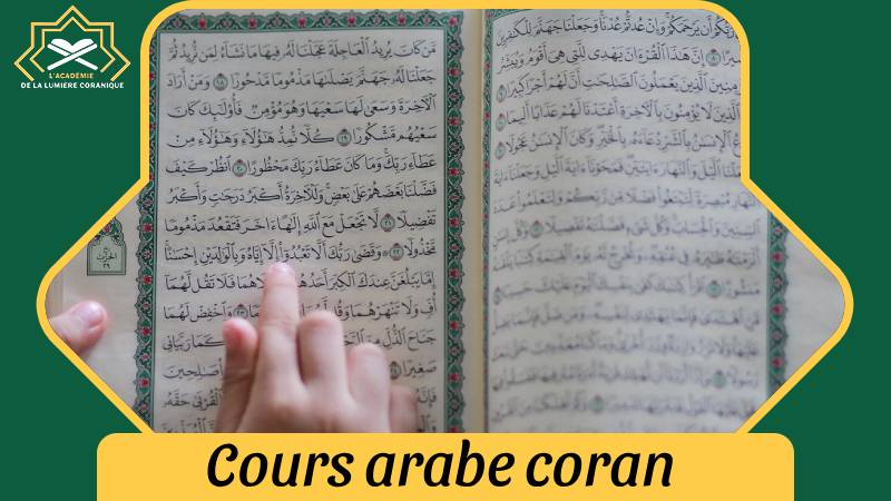 Cours arabe coran