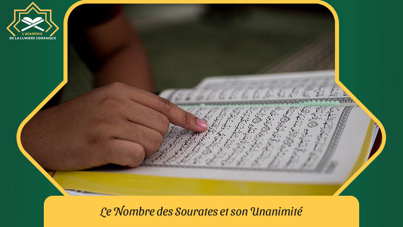 combien de surat dans le coran