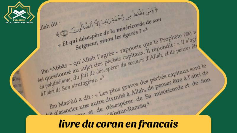 livre du coran en francais