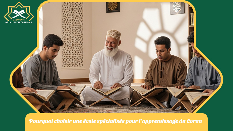 ecole pour apprendre le coran