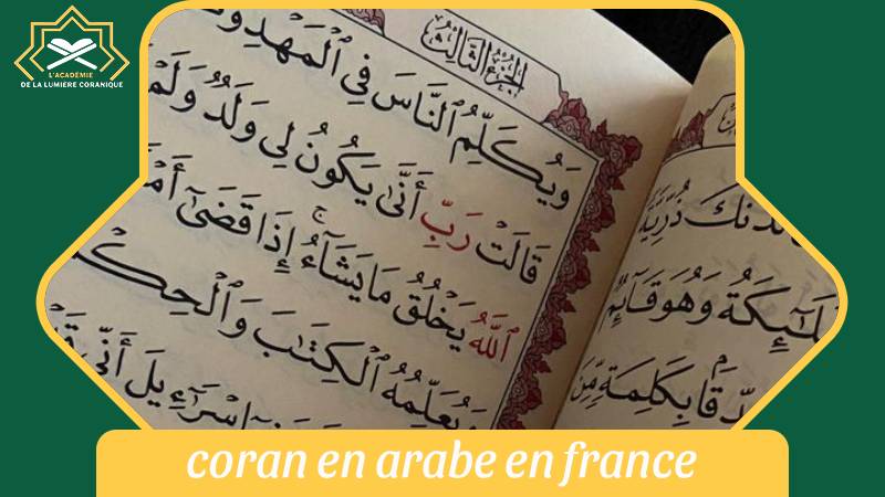 Coran en arabe en France