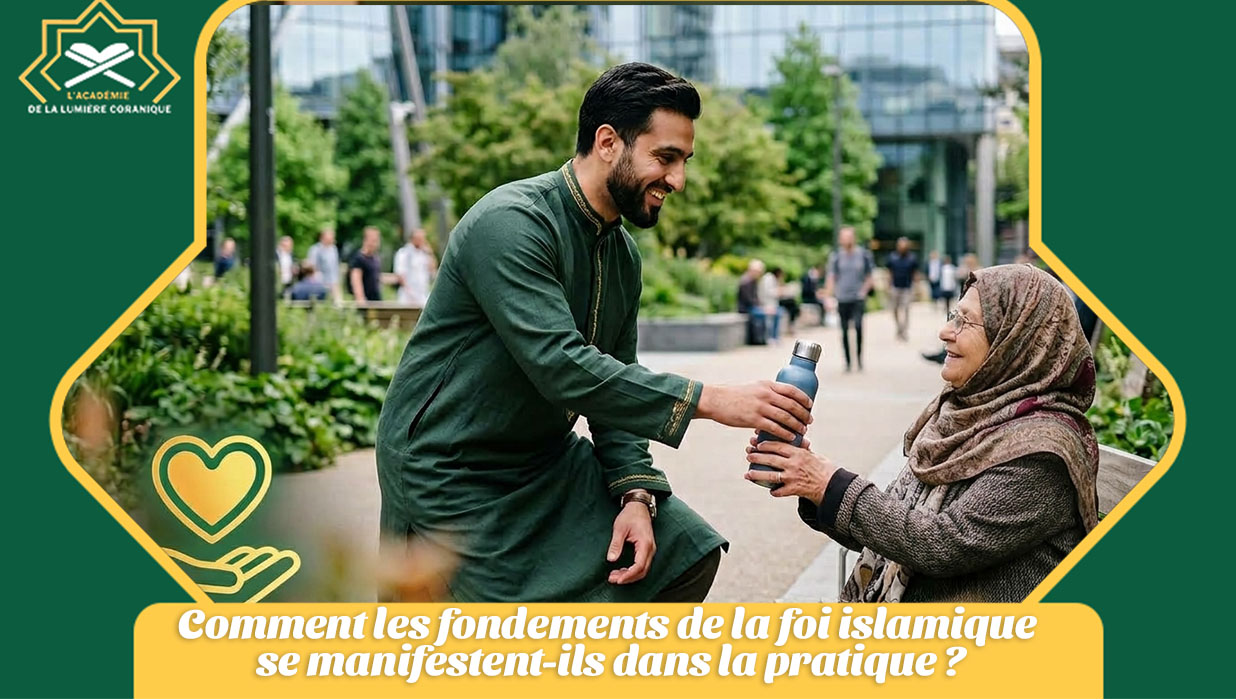 Comment les fondements de la foi islamique se manifestent-ils dans la pratique _