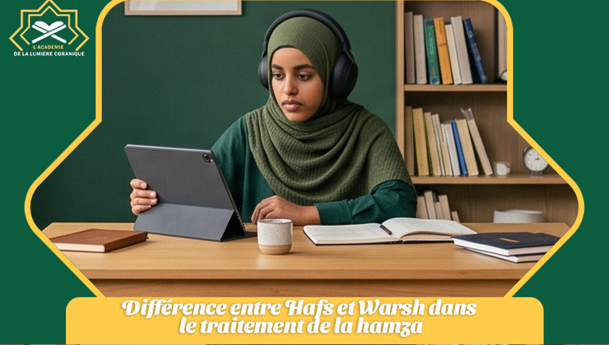 Différence entre Hafs et Warsh dans le traitement de la hamza